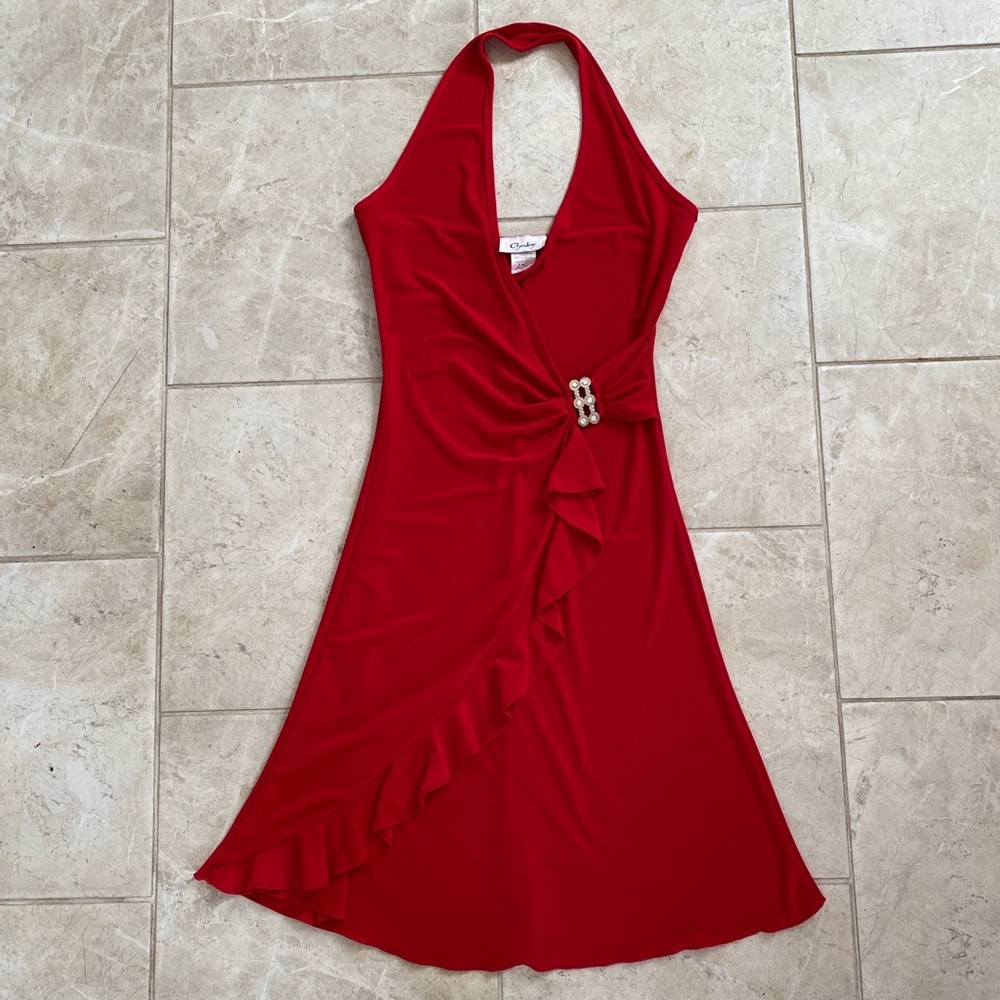 Chesley Vintage Red Formal Dress